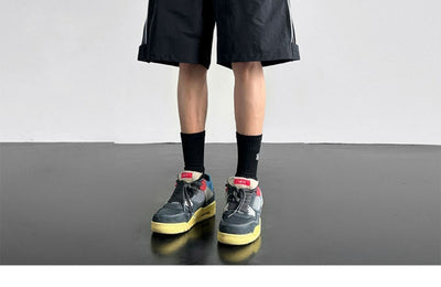 Pantalones Cortos Cargo Impermeables Hombre Ajuste Relajado - Image 25