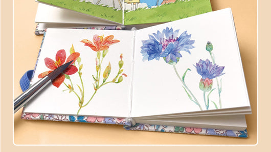 Cuaderno de Viaje Portátil para Acuarela con Diseño de Pájaro Feile - Image 36