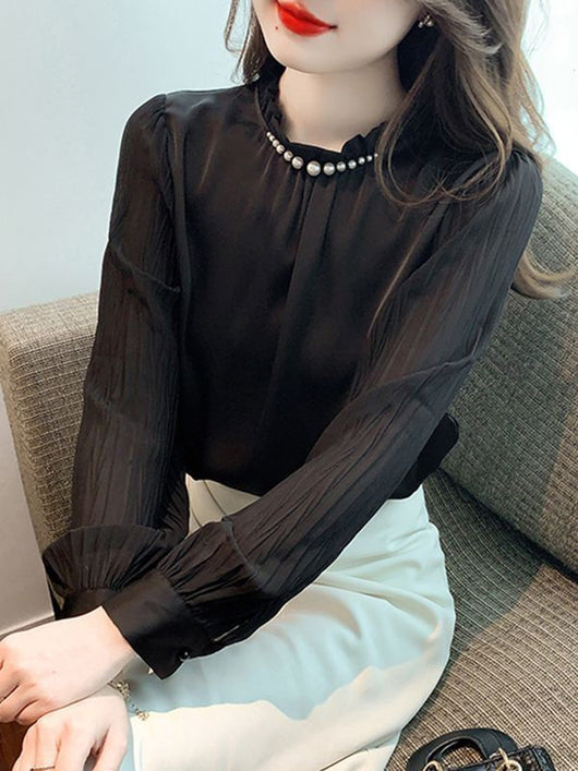 Blusa Casual de Manga Larga Versátil y Moderna - Image 11