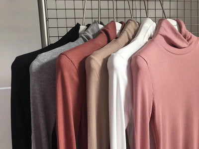 Blusa Básica Cuello Alto Versátil y Cómoda - Image 4