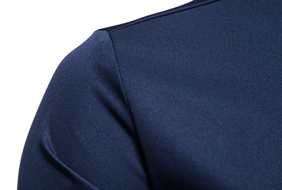 Camisa de Cuello Mao con Alas Bordadas para Hombre - Estilo Moderno - Image 7