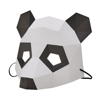 Máscara 3D Media Cara - Diseños Animales Fox, Elefante, Panda y Alce - Image 6