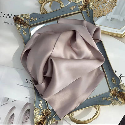 Pañuelo Monocromático de Doble Capa con Cintas para Mujer - Image 2