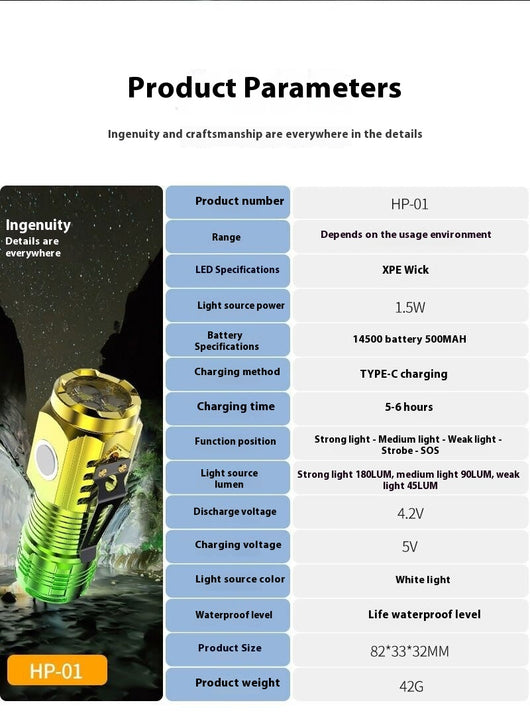 Linterna LED Recargable de Largo Alcance y Máximo Brillo - Image 9