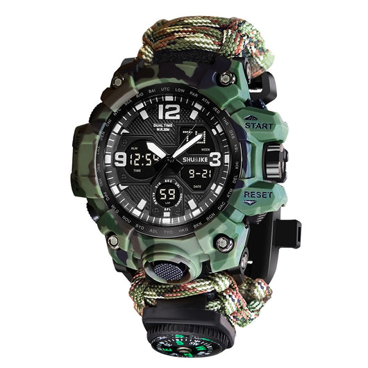 Reloj Deportivo Multifunción con Brújula, Termómetro y Silbato de Emergencia - Image 3