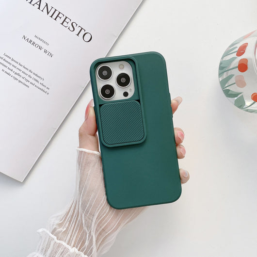 Funda Protectora con Cubierta Deslizante de Silicona para Celular - Image 20
