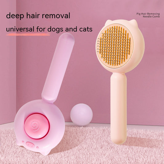 Peine Deslanador para Gatos - Limpieza Profesional Anti-pelusa
