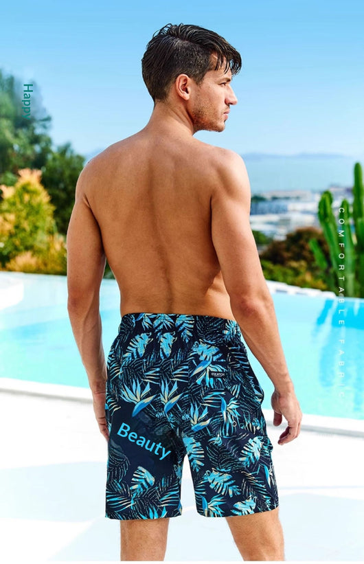 Shorts de Playa para Parejas con Estampado Digital de Secado Rápido - Image 17