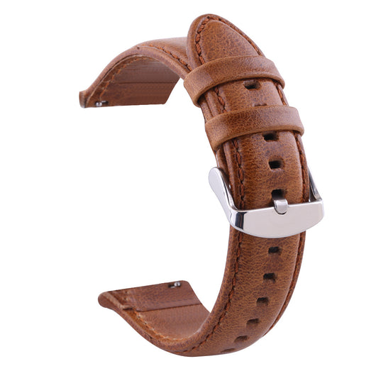 Correa de Cuero Genuine para Smartwatch - Patrón Crazy Horse Premium - Image 12