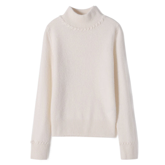 Suéter de Cachemira Cuello Alto Mujer - Diseño Suelto y Elegante para Otoño e Invierno - Image 5