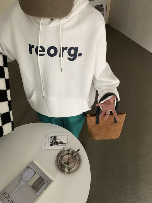 Sudadera Oversized con Capucha en Felpa Gruesa - Talla Plus - Image 5