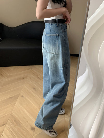 Pantalones Jeans Anchos Deconstructruidos - Estilo Casual Holgado Banana - Image 10