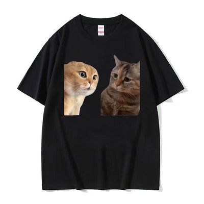 Camiseta Estampada Unisex Cuello Redondo Manga Corta Suelta - Image 28