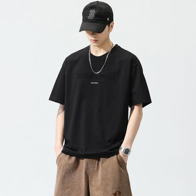 Playera Oversize Pesada de Manga Corta para Hombre - Image 11