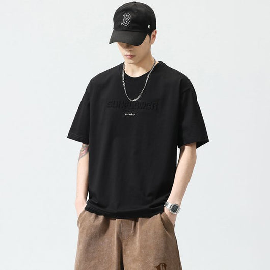 Playera Oversize Pesada de Manga Corta para Hombre - Image 11