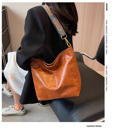 Bolso Bandolera Bucket de Gran Capacidad para Mujer - Image 12