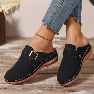 Pantuflas Deportivas con Cuña para Mujer - Diseño Cerrado y Ligero