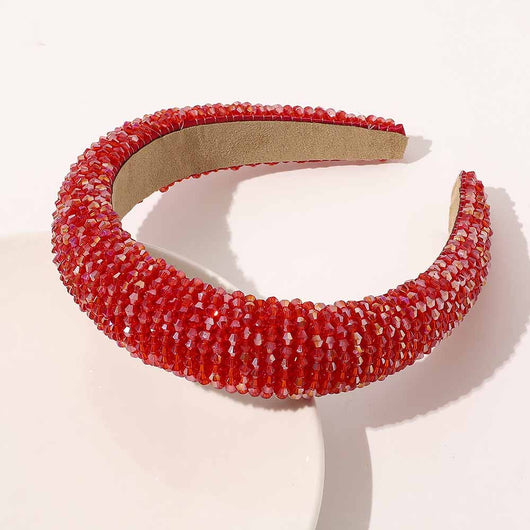 Diadema Ancha Barroca con Cristales para Mujer - Image 6