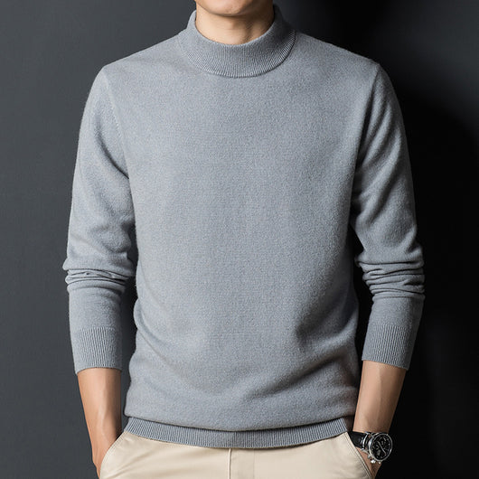 Polera Casual Slim-fit Cuello Alto Manga Larga para Hombre - Image 7