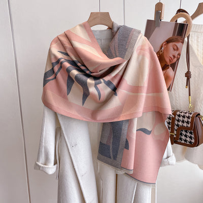 Bufanda de Cashmira Artificial para Mujer - Otoño e Invierno