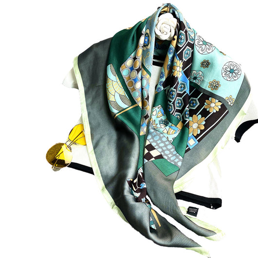 Turbante de Seda Sintética Estilo Coreano para Primavera y Otoño - Image 3