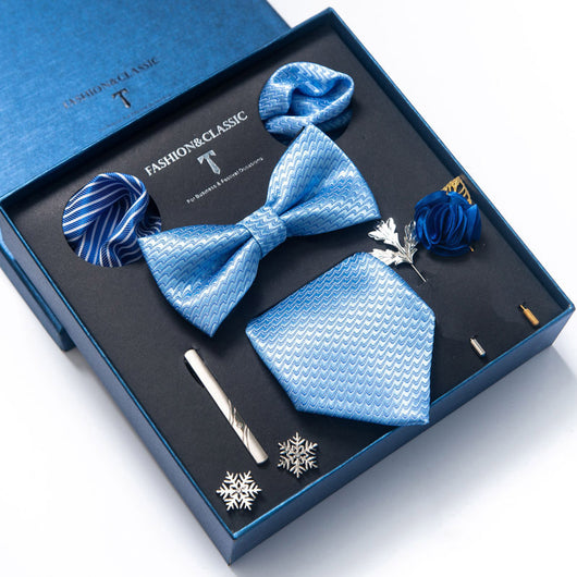 Conjunto de 8 Piezas de Corbatas para Traje Formal de Hombre - Image 8