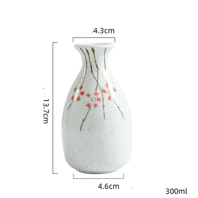 Juego de Copas de Cerámica Yanagizakura para Sake, Vino Blanco y Licores - Image 12