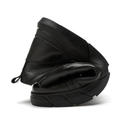 Botas de Cuero Vacuno Casual - Estilo Versátil y Duradero - Image 25