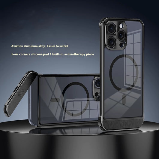 Funda para Teléfono con Marco de Metal Minimalista y Transpirable - Image 6