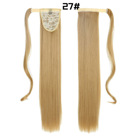 Cola de Caballo Extensible con Velcro - Cabello Liso Europeo - Image 29