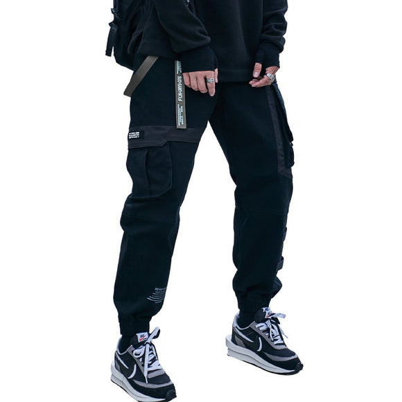 Pantalones Casuales Urbanos con Múltiples Bolsillos para Hombre