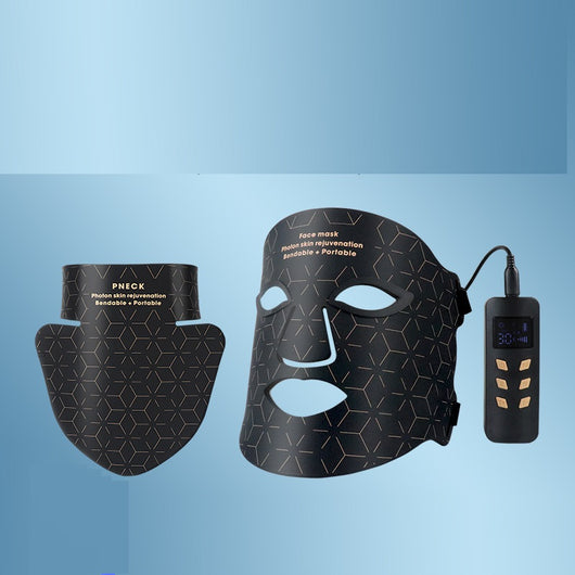 Máscara Facial LED de Fototerapia Multicolor para Rejuvenecimiento