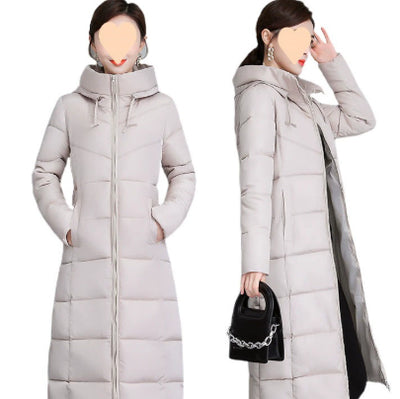 Abrigo Acolchado Talla Grande Estilo Occidental para Mamá - Invierno Cálido - Image 15