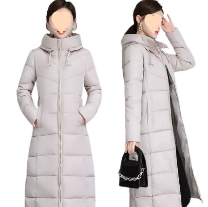 Abrigo Acolchado Talla Grande Estilo Occidental para Mamá - Invierno Cálido - Image 15