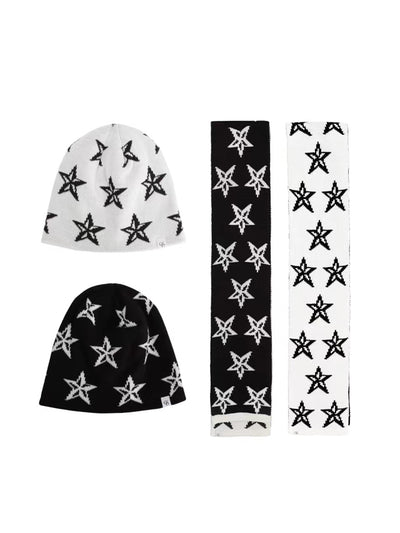 Gorro Tejido Reversible con Bufanda Integrada para Invierno - Image 8