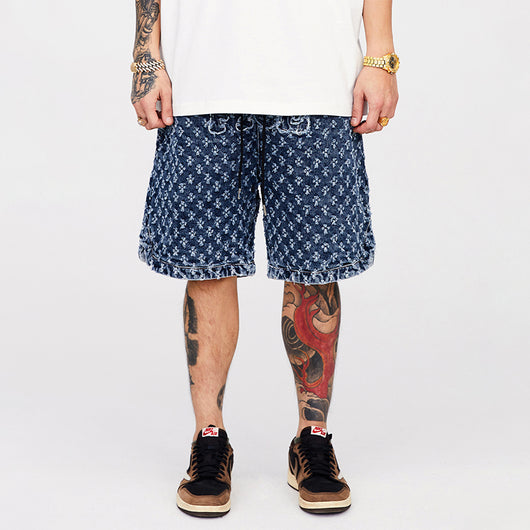 Shorts Denim Rotos Casual - Estilo Vintage Desflecado - Image 2