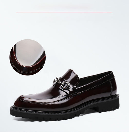 Zapatos Gommino con Hebilla Horse Street en Cuero Japonés Pulido para Hombre - Image 13