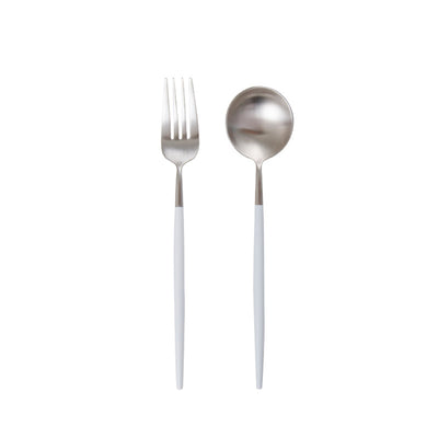 Cubiertos de Plata OUDING - Cuchara de Acero Inoxidable 304 para Mesa Occidental - Image 14