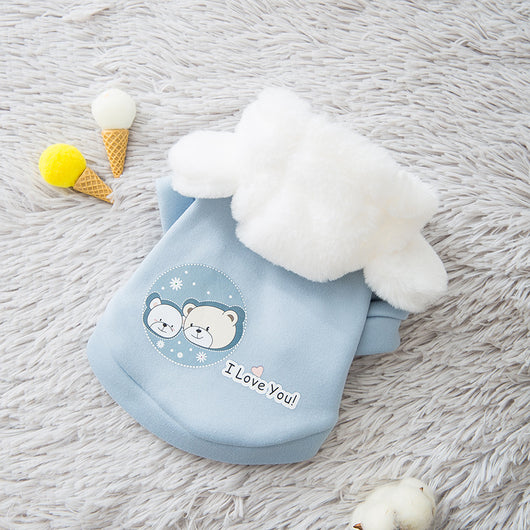 Suéter con Capucha Cartoon para Perros y Gatos - Image 10