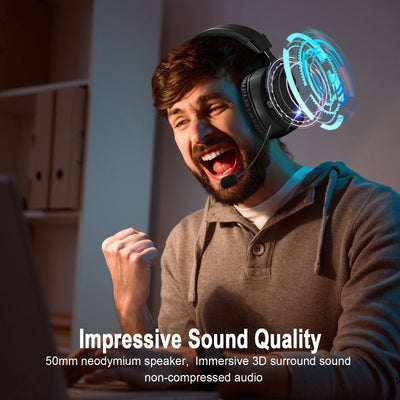 Auriculares Inalámbricos Bluetooth 24g con RGB y Micrófono Enchufable - Image 15