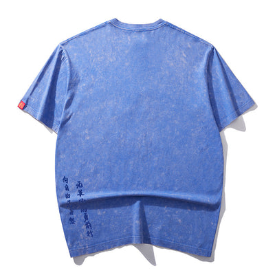 Camiseta Holgada con Bordado para Hombre - Image 3