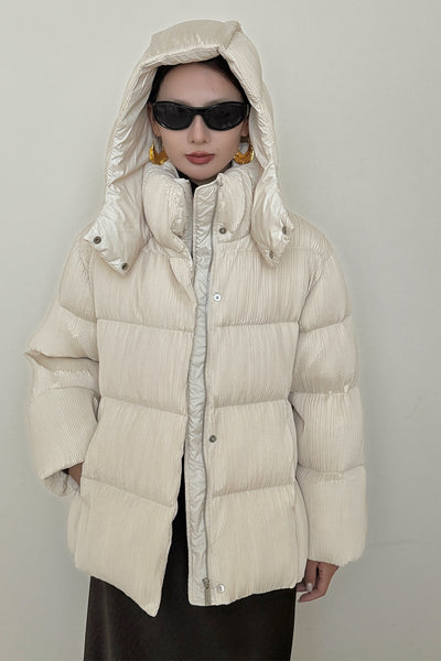 Chaqueta Acolchada con Cinturón Ajustable para Mujer - Efecto Adelgazante - Image 6
