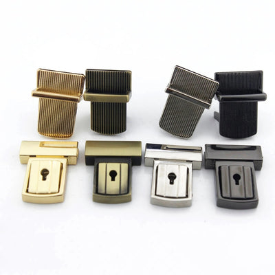 Cerradura Embutida con Accesorios de Hardware en Oro, Plata y Negro