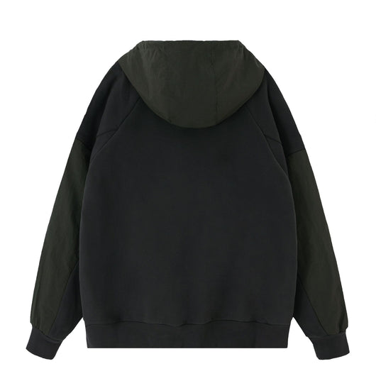 Sudadera Acolchada con Capucha y Bolsillos - Mangas Raglán en Terciopelo - Image 4