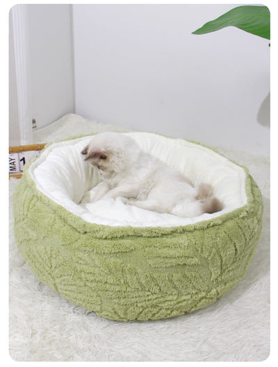Cama Redonda Acogedora para Gatos y Perros Pequeños - Nido Térmico Suave - Image 22
