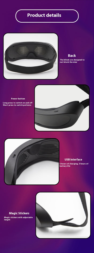 Gafas LED Bluetooth con Pantalla Full Color Dinámica para Fiestas - Image 7