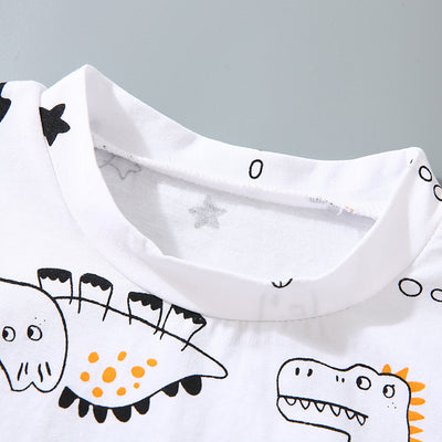 Traje Casual Infantil con Estampado Dinosaurio Completo - Image 3