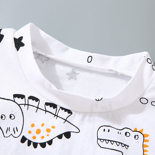 Traje Casual Infantil con Estampado Dinosaurio Completo - Image 3