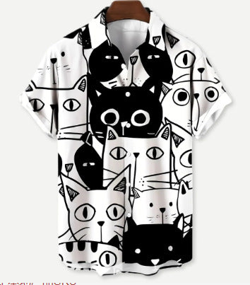 Camisa Hawaiana Estampada para Hombre - Estilo Vacacional Playa - Image 18