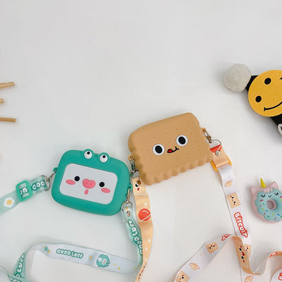 Bolsa Crossbody de Silicona Mini Adorable para Niños - Image 4